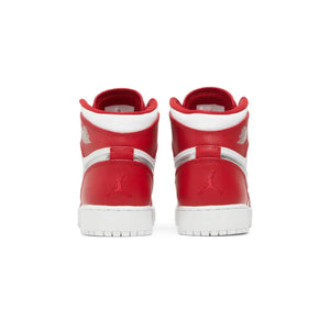 Air Jordan 1 Retro High Silver White Red Metallic